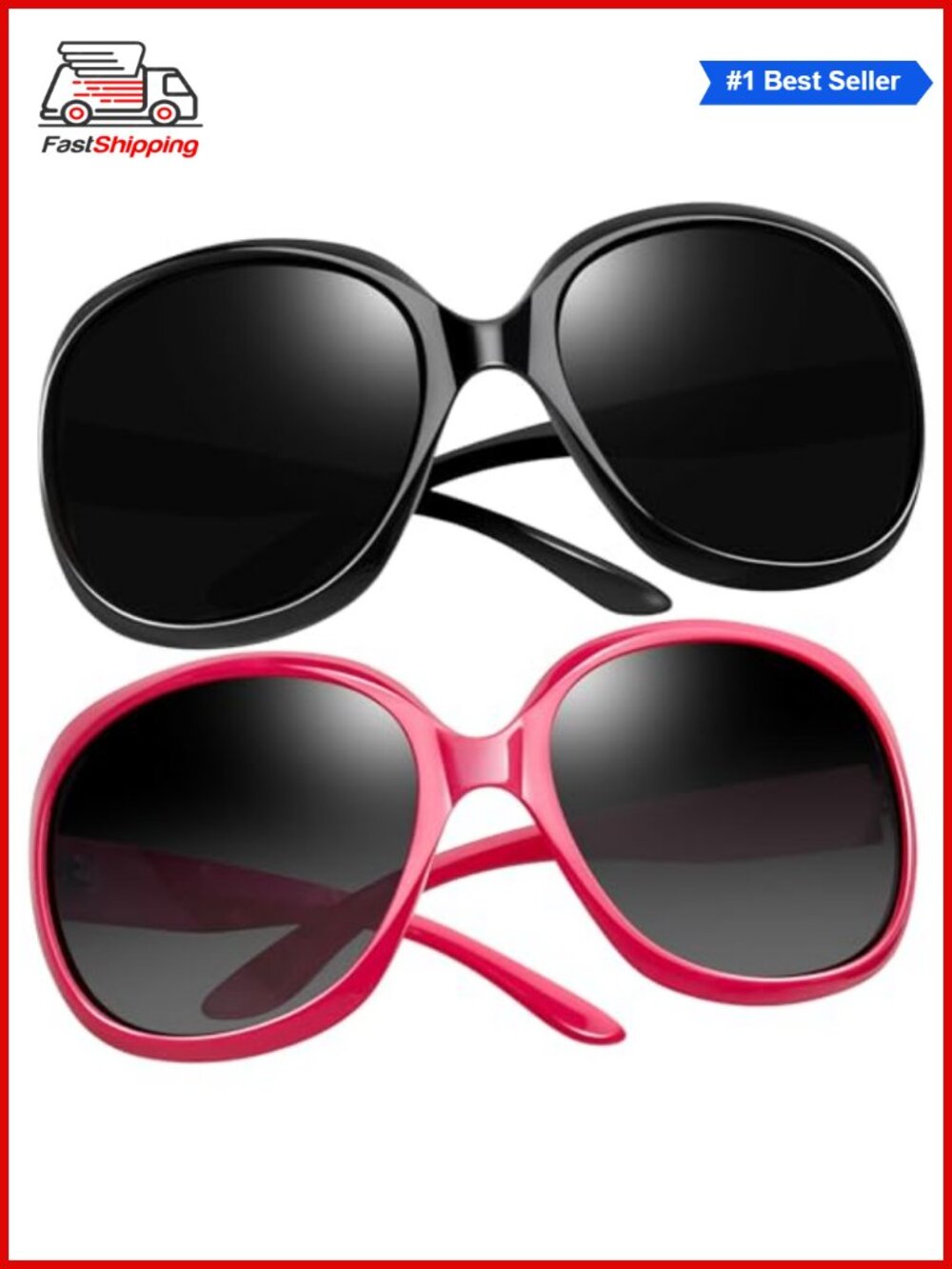 ✨Oversized Butterfly Polarized Sunglasses UV Protection Full Frame Retro
